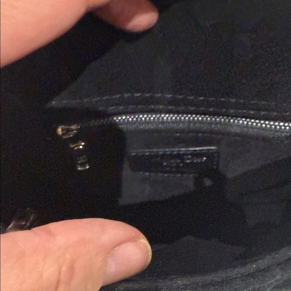 Source Unknown Black Quilted Mini Bag - image 12